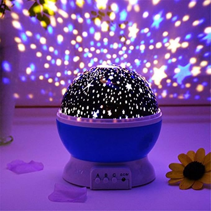 DreamGlow Rotating Projector Lamp