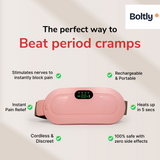 Period Pain Relief Belt — Instant Heat & Massage Comfort
